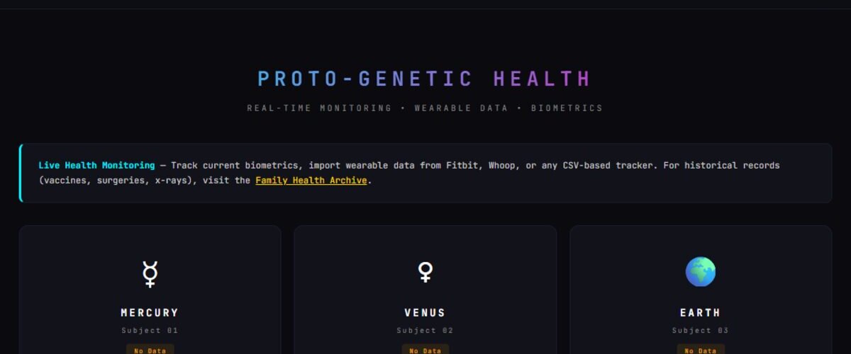 Health tracking - Private biometrics